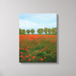 Mohnblume fängt Giclee auf Leinwanddruck