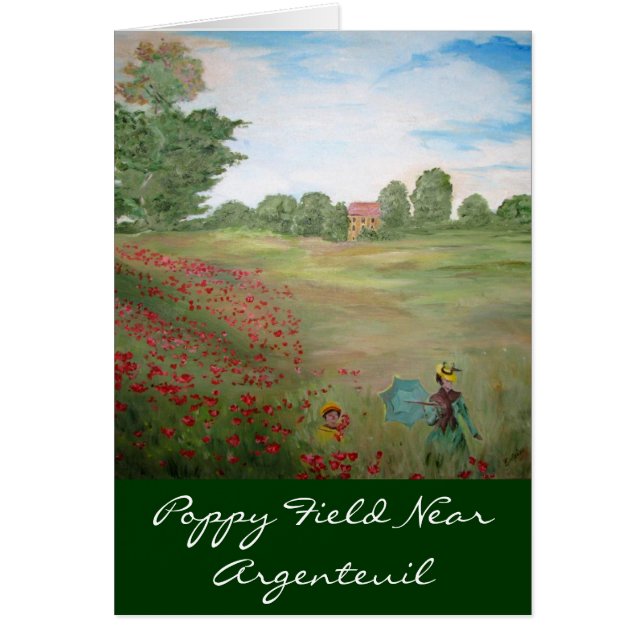 Mohnblume fängt nahe Argenteuil auf (Vorne)