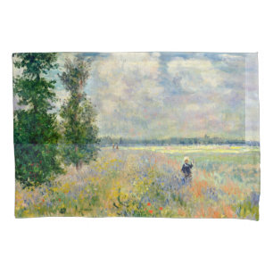 Mohnblume fängt nahe Argenteuil durch Claude Mone Kissenbezug