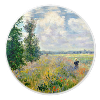 Mohnblume fängt nahe Argenteuil durch Claude Monet Keramikknauf