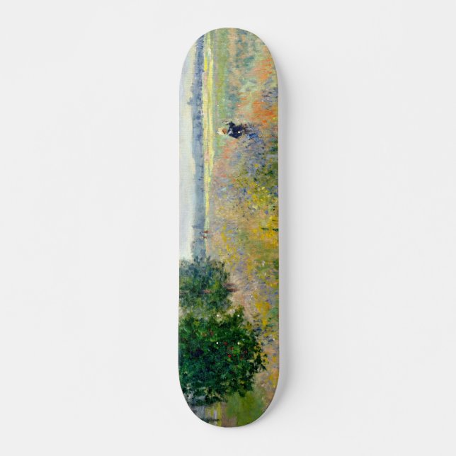 Mohnblume fängt nahe Argenteuil durch Claude Monet Skateboard (Vorne)