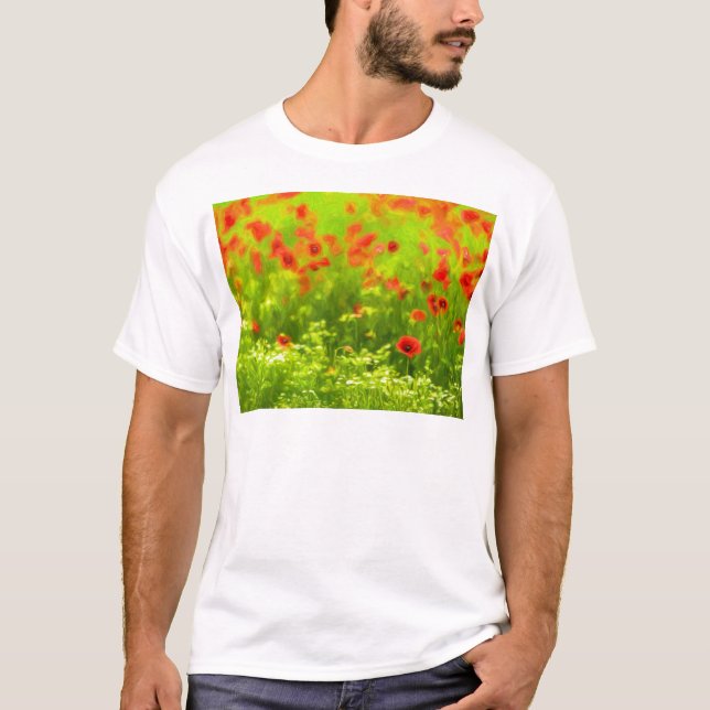 Mohnblume I T-Shirt (Vorderseite)