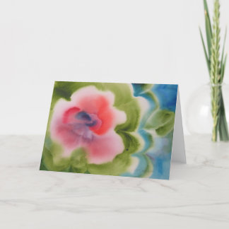 Mohnblume Notecard Karte