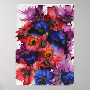 Mohnblume Poster