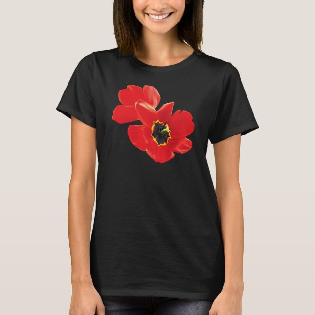 Mohnblumen für Mama, Oma-Familie und Freunde T-Shirt (Vorderseite)