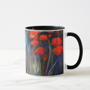"Mohnblumen-Garten-" Tasse
