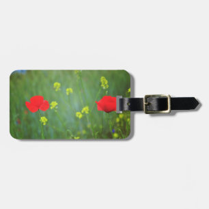 Mohnblumen Gepäckanhänger