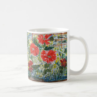 Mohnblumen - grundlegende Tasse