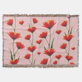 Mohnblumen im Morgenlicht Decke