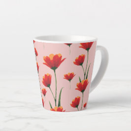 Mohnblumen im Morgenlicht Milchtasse