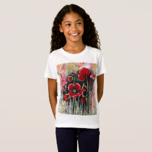 Mohnblumen in Aquarellen T-Shirt