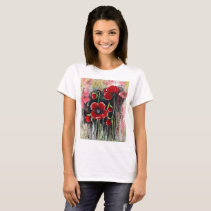 Mohnblumen in Aquarellen T-Shirt
