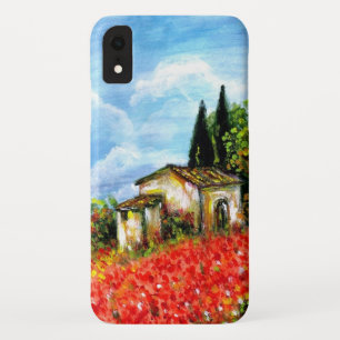 MOHNBLUMEN IN TUSCIEN / Landschaft mit Blumenfelde Case-Mate iPhone Hülle