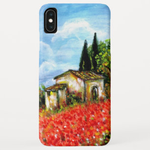 MOHNBLUMEN IN TUSCIEN / Landschaft mit Blumenfelde Case-Mate iPhone Hülle