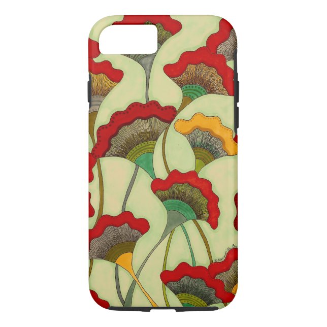 Mohnblumen - iPhone 7 Fall, stark Case-Mate iPhone Hülle (Rückseite)