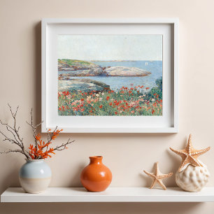 Mohnblumen, Isles of Shoals, Childe Hassam Fine Ar Poster