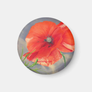 Mohnblumen-Magnet Magnet