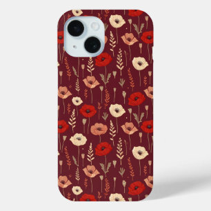 Mohnblumen-Muster Case-Mate iPhone Hülle