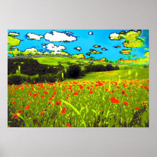 Mohnblumen Poster