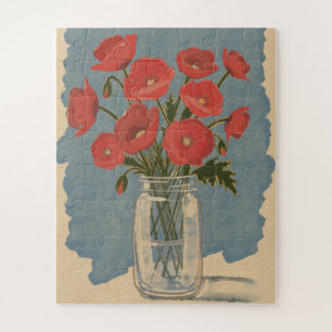 Mohnblumen Puzzle
