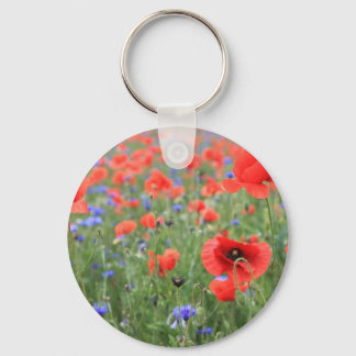 Mohnblumen Schlüsselanhänger