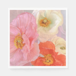 Mohnblumen Serviette