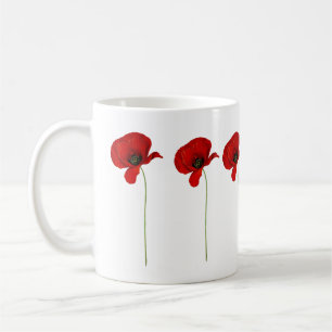 Mohnblumen-Tasse Kaffeetasse