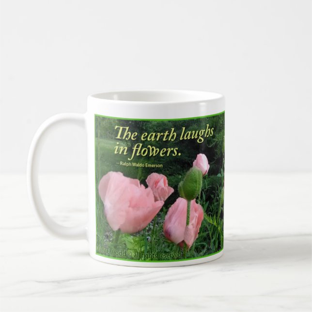 Mohnblumen u. Iris, ", welches die Erde in den Tasse (Links)