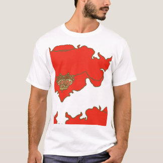 Mohnblumen- und Himmelblockkopie T-Shirt