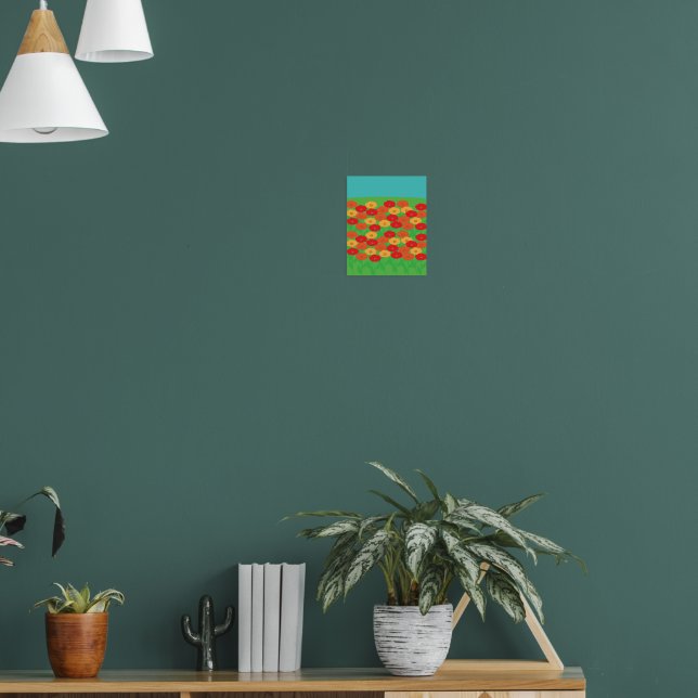 Mohnblumenfeld Poster (Wohnzimmer 1)