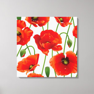 Mohnblüte Blume Wrapped Canvas Leinwanddruck