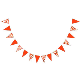 Mohnblütendekoration im Frühjahr Wimpelkette