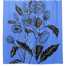 Mohndusche Vorhang blau - Ihre Farben