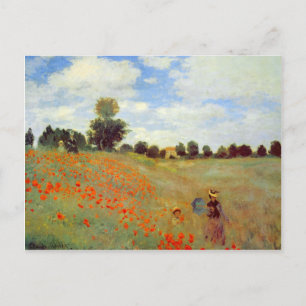 Mohnfeld, Claude Monet Postkarte