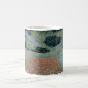 Mohnfeld in einem Heiligen bei Giverny (von Monet) Kaffeetasse