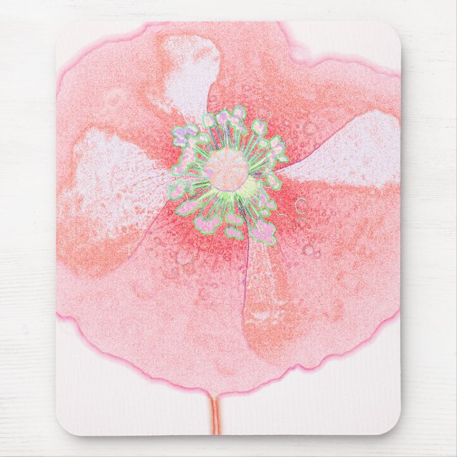 Mohnfeld ...Mauspad Mousepad (Vorne)