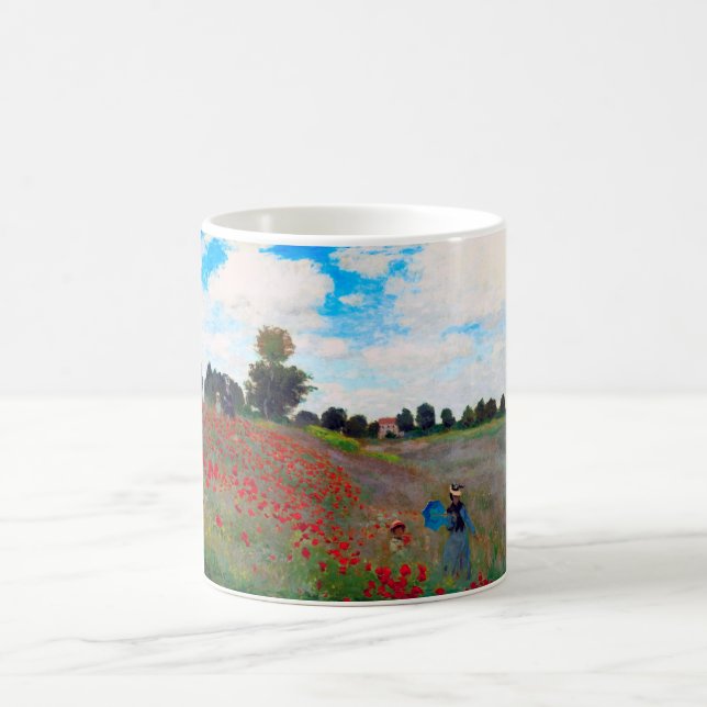 Mohnfeld, Monet Kaffeetasse (Mittel)