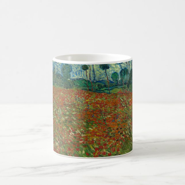 Mohnfeld - Vincent van Gogh Kaffeetasse (Mittel)
