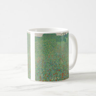 Mohnfeld von Gustav Klimt Kaffeetasse