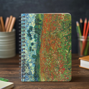 Mohnfeld von Vincent Van Gogh Rezept Notizbuch