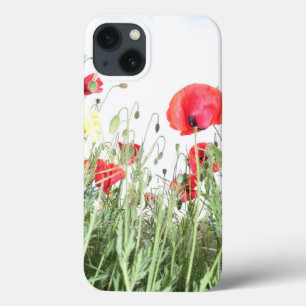 Mohnfelder Blume Sonnenblumen Herz Case-Mate iPhone Hülle