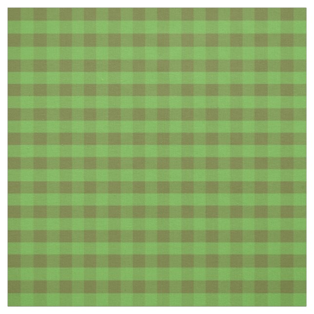 Mohnfelder Grün Kariert Gingham Stoffmuster Stoff (Muster)