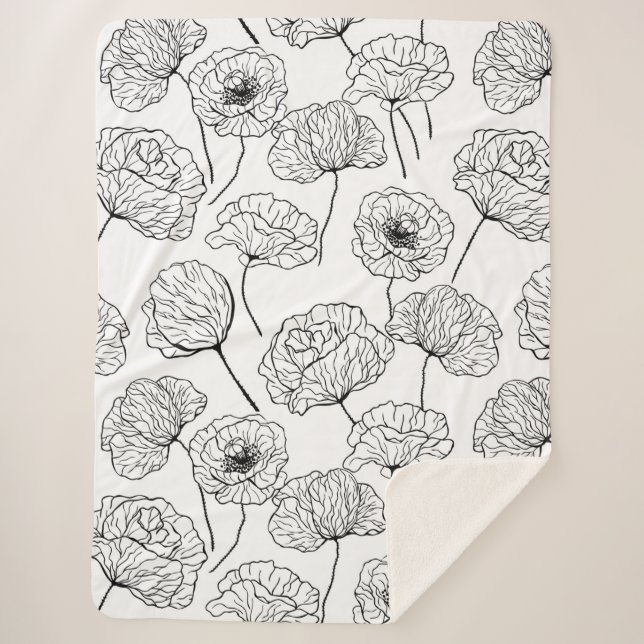 Mohngarten Sherpadecke (Vorderseite)