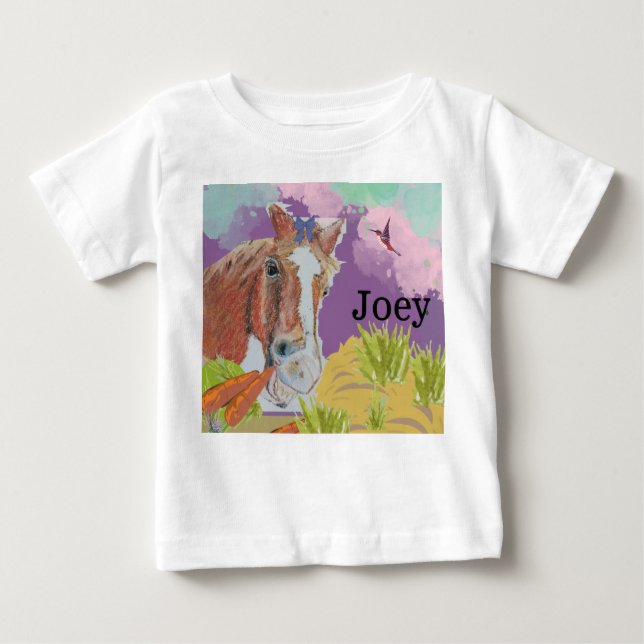Mohnlächeln Baby T-shirt (Vorderseite)