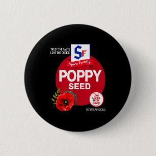Mohnsamen Halloween Gewürz Kostüm Gruppen-Matching Button