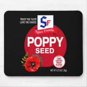 Mohnsamen Halloween Gewürz Kostüm Gruppen-Matching Mousepad
