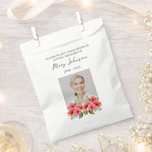 Mohnsamenpackungs-Gedenk-Beerdigungs-Beutel Geschenktütchen