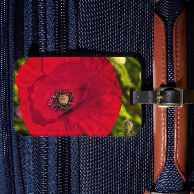 Mohnserie #2 gepäckanhänger (Vorderseite Insitu 4)