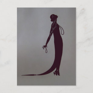 Moi Fashion Plate ~ Postcard Französisch Vintag Postkarte