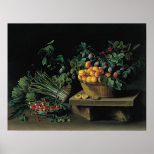 Moillon - Stillleben mit Früchten Poster